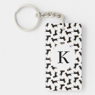 Porte-clefs Motif mignon de teckel