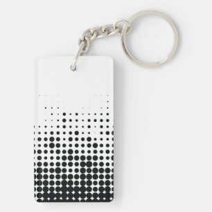 Porte-clefs Motif moderne, ludique, urbain géométrique