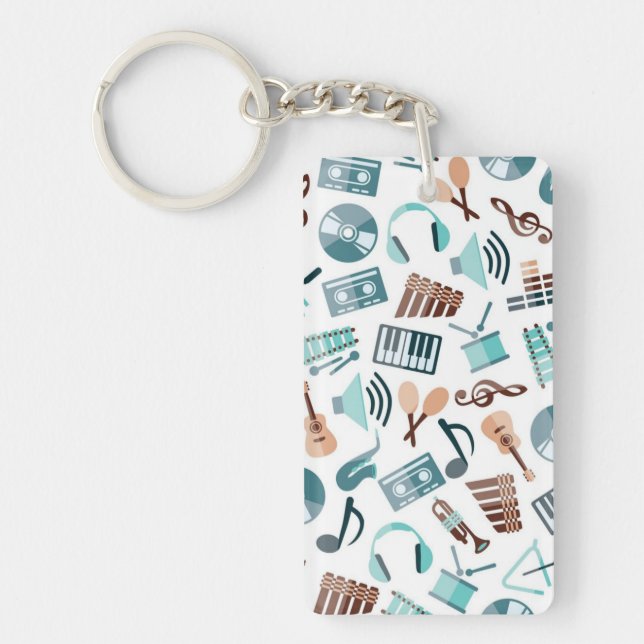 Porte-clefs Motif musical (Devant)