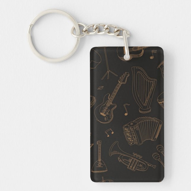 Porte-clefs Motif musical (Devant)