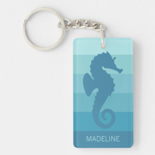 Porte-clefs Motif personnalisé Turquoise Turquoise Bleu Vert G