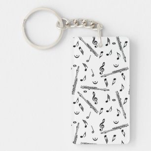 Porte-clefs Motif Piccolo Music Note