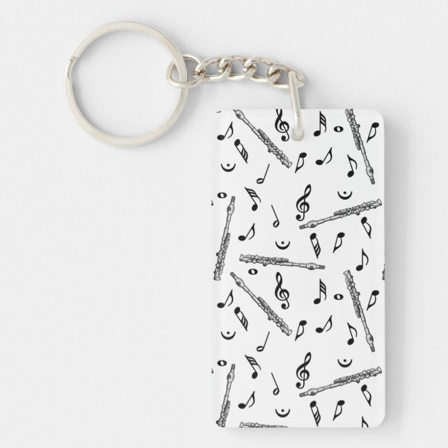 Porte-clefs Motif Piccolo Music Note (Devant)
