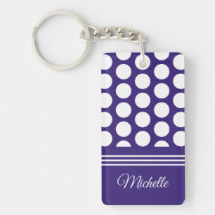 Porte-clefs motif pois sur ultra violet