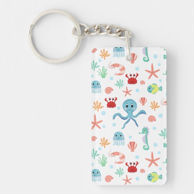 Porte-clefs motif Sea World (Devant)