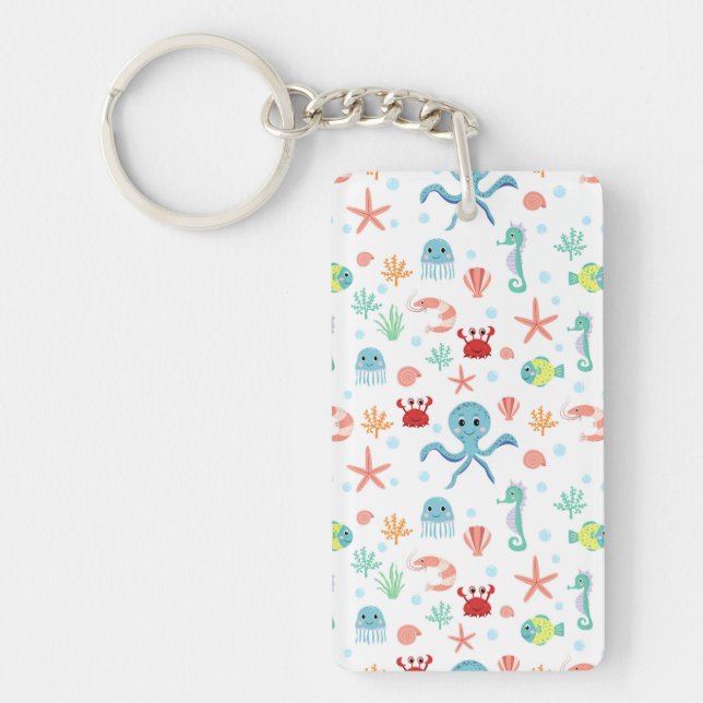 Porte-clefs Motif Sea World (Devant)