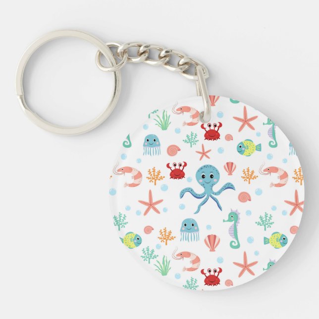 Porte-clefs Motif Sea World (Devant)