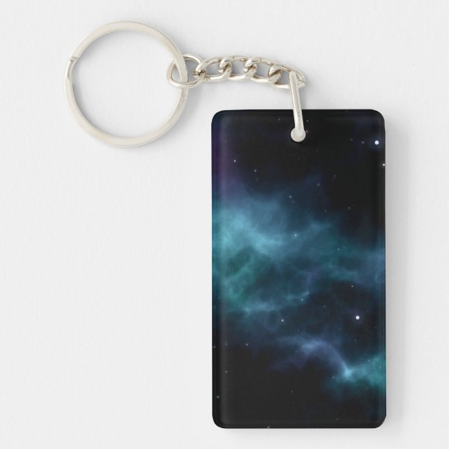 Porte-clefs Motif spatial (Devant)