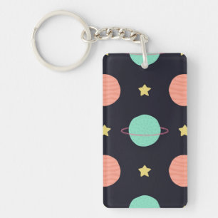 Porte-clefs Motif spatial