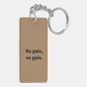Porte-clefs Motivation de salle de sport Texte personnalisé et
