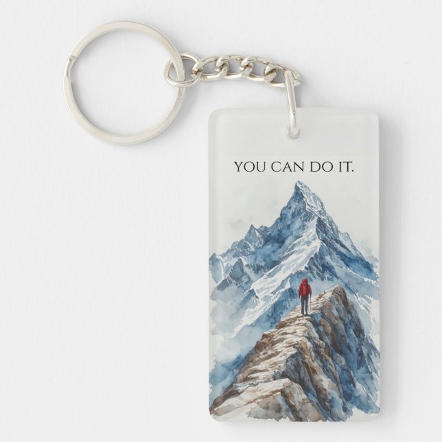 Porte-clefs Motivational Mountain (Devant)