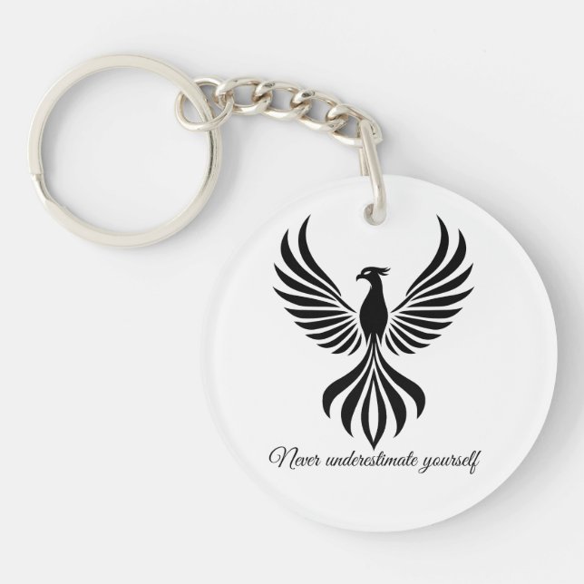 Porte-clefs Motivational Quote Keychain (Devant)