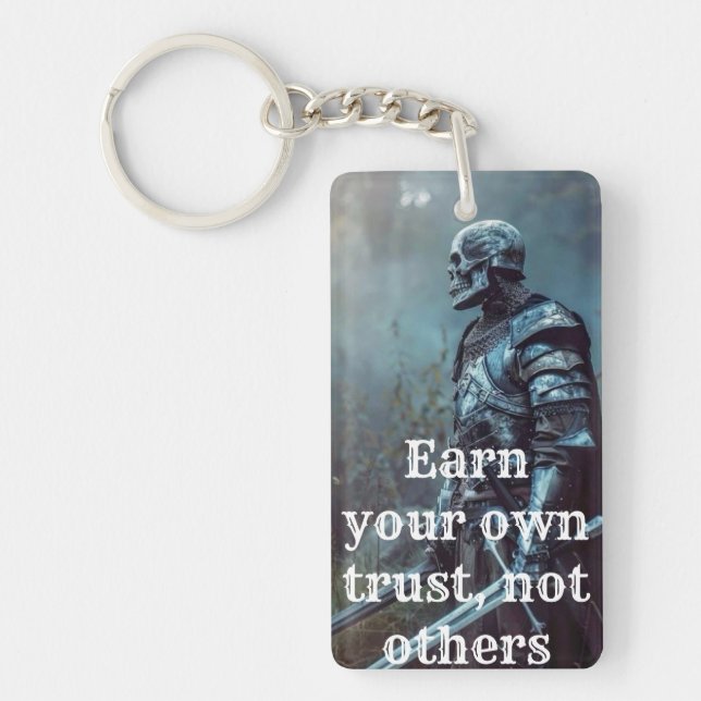 Porte-clefs Motivational Quote Keyring | Positive Gift for Fri (Devant)