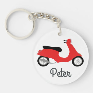 Porte-clefs Moto cyclable Scooter CUSTOM