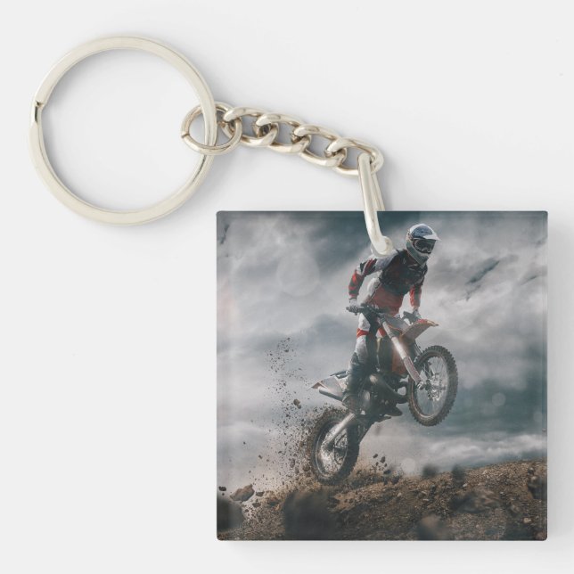 Porte-clefs Motocross Rider (Devant)