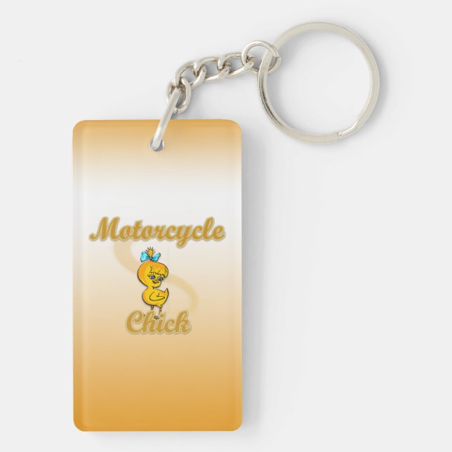 Porte-clefs Motorcycle Chick (Dos)