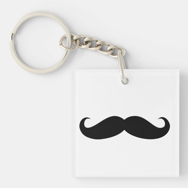 Porte-clefs Moustache déguiser drôle (Devant)