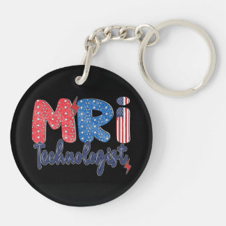 Porte-clefs MRI Technologist Acrylic Keychain, Double Sided