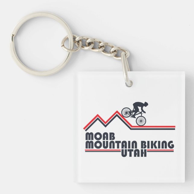 Porte-clefs Mtb Utah - Moab Vélo Tout Terrain (Devant)