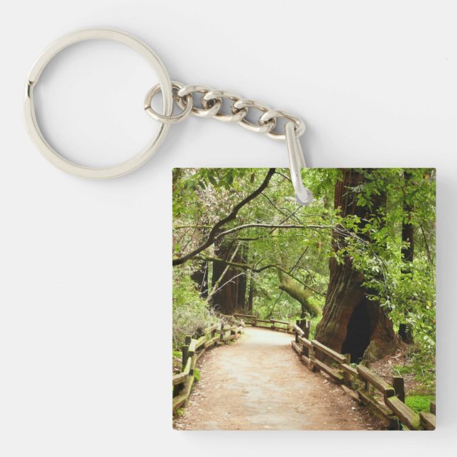 Porte-clefs Muir Woods Path II Nature Photography (Devant)