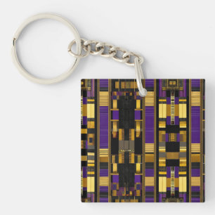 Porte-clefs Multicolor de luxe Africain Caribbean Heritage