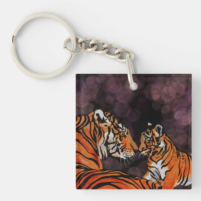 Porte-clefs Mum tigre (Devant)