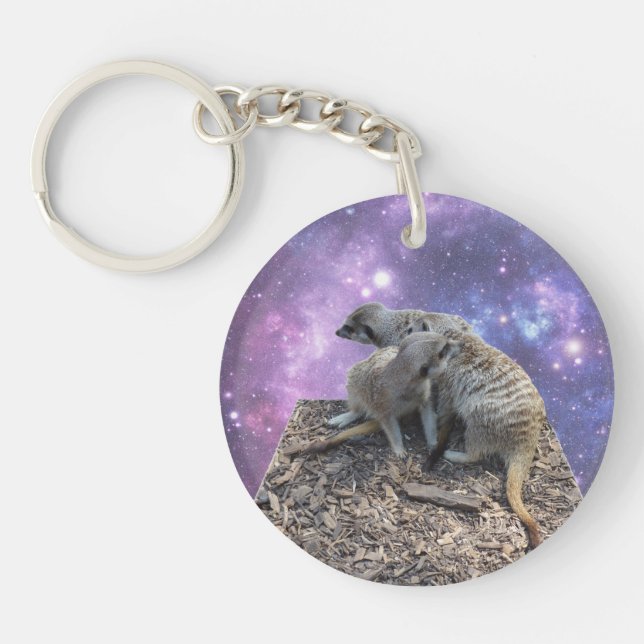 Porte-clefs Mummy Meerkat Et Pup (Devant)