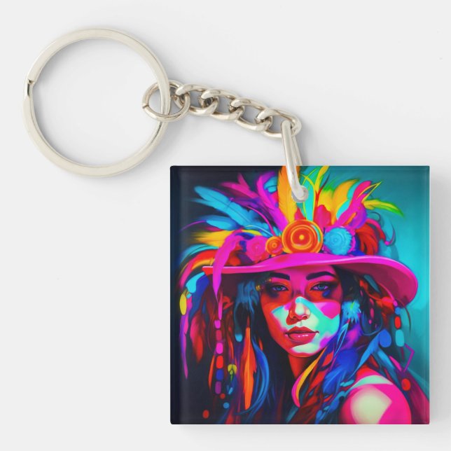 Porte-clefs Muse vibrante (Devant)