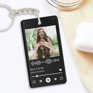 Porte-clefs Music Player Besties Amitié Photo
