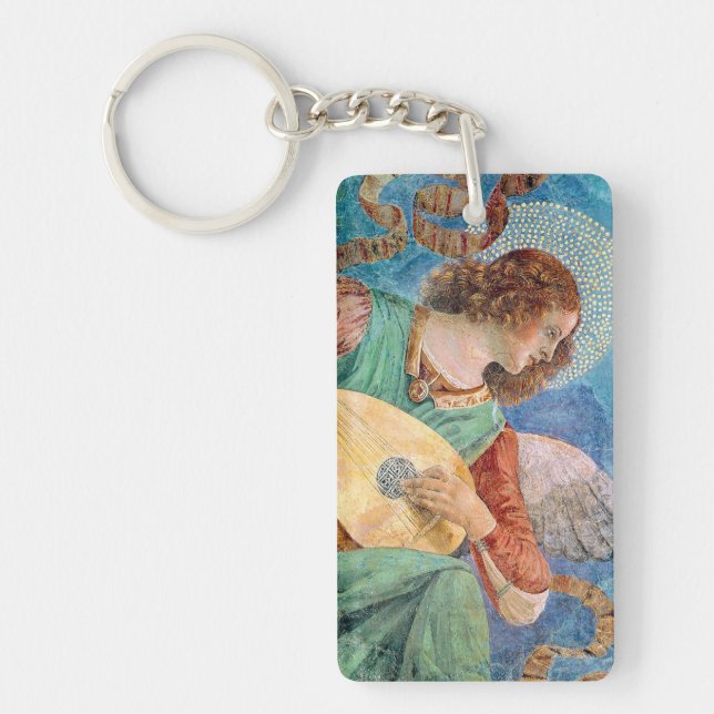 Porte-clefs Musical angel playing guitar (Devant)