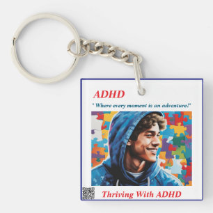 Porte-clefs Musique ADHD
