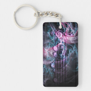 Porte-clefs Musique du temps Porte - clé acrylique