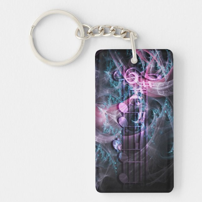 Porte-clefs Musique du temps Porte - clé acrylique (Devant)