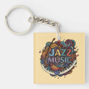 Porte-clefs Musique jazz