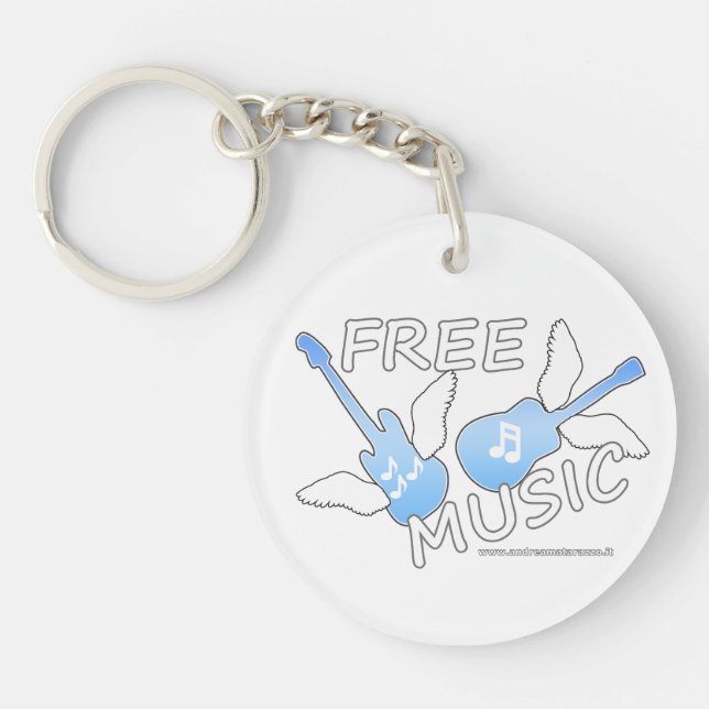 Porte-clefs Musique libre (Devant)