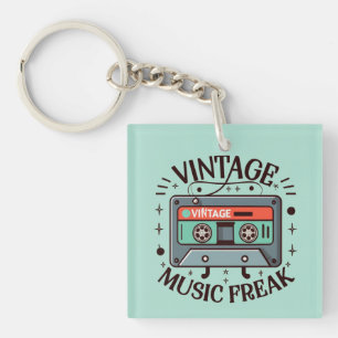 Porte-clefs Musique vintage Freak