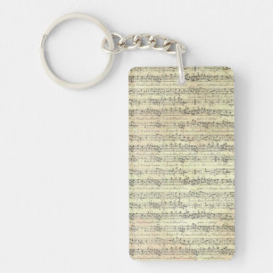 Porte-clefs Musique vintage Note Musique Motif Thème Musicien