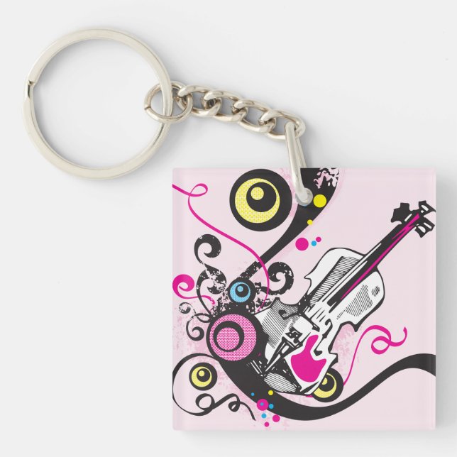 Porte-clefs Musique violoniste (Devant)