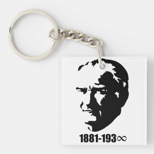 Porte-clefs Mustafa Kemal Ataturk (Devant)
