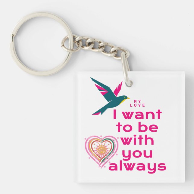 Porte-clefs My love (Devant)