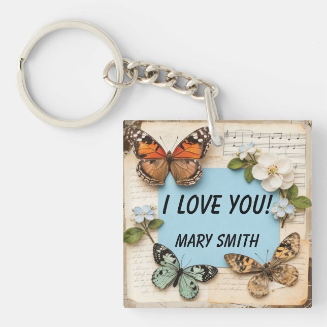 Porte-clefs My Scrapbook  (Devant)