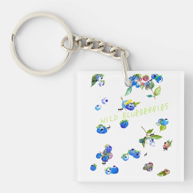 Porte-clefs Myrtille Sauvage (Devant)