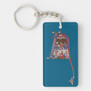Porte-clefs N initial éclairé