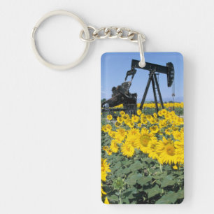 Porte-clefs Na, États-Unis, Colorado, Tournesols, Derrick de p