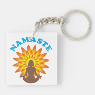 Porte-clefs Namaste