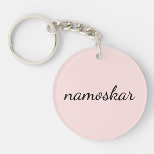 Porte-clefs Namaste Vibes   Conception de méditation de yoga r