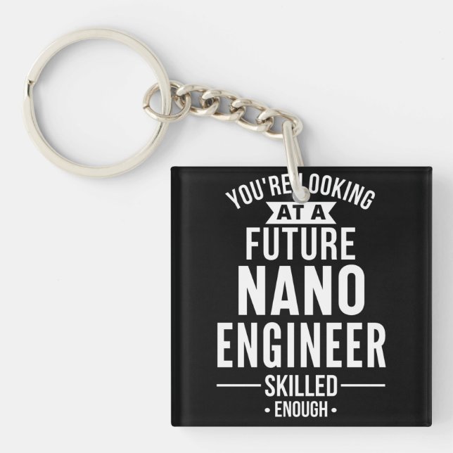 Porte-clefs NANO cadeau ingénieur (Devant)