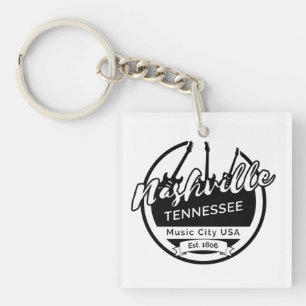 Porte-clefs Nashville Tennessee Music City Backpack