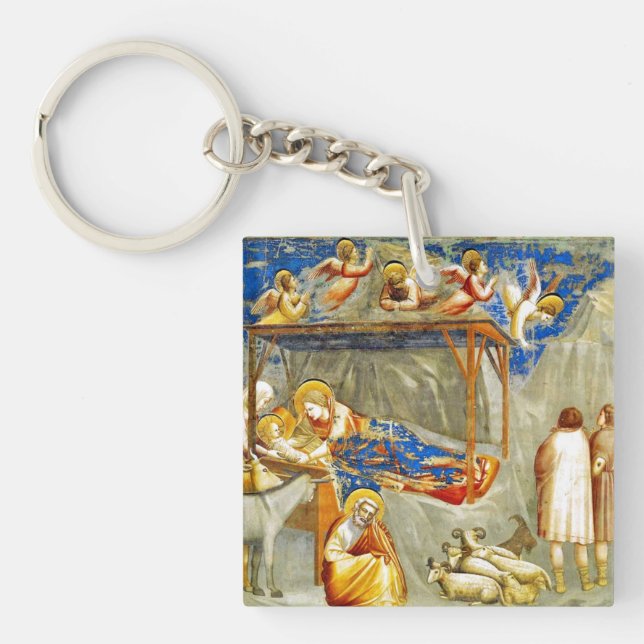 Porte-clefs Nativité Naissance de Jésus (Devant)