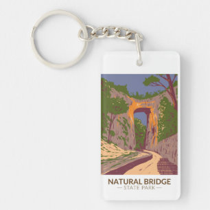 Porte-clefs Natural Bridge State Park Virginia Vintage